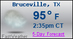 Weather Forecast for Bruceville, TX