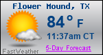 Weather Forecast for Flower Mound, TX