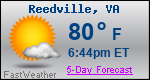 Weather Forecast for Reedville, VA