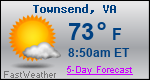 Weather Forecast for Townsend, VA