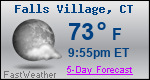 Weather Forecast for Falls Village, CT