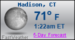 Weather Forecast for Madison, CT