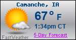 Weather Forecast for Camanche, IA