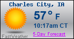 Weather Forecast for Charles City, IA