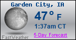 Weather Forecast for Garden City, IA