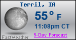 Weather Forecast for Terril, IA