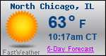 Weather Forecast for North Chicago, IL