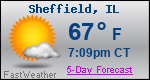 Weather Forecast for Sheffield, IL