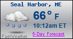 Weather Forecast for Seal Harbor, ME