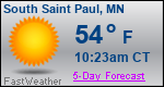 Weather Forecast for South Saint Paul, MN