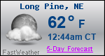 Weather Forecast for Long Pine, NE