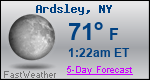Weather Forecast for Ardsley, NY