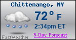 Weather Forecast for Chittenango, NY