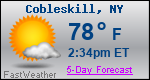 Weather Forecast for Cobleskill, NY