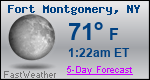 Weather Forecast for Fort Montgomery, NY