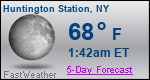 Weather Forecast for Huntington Station, NY
