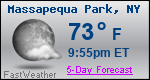 Weather Forecast for Massapequa Park, NY