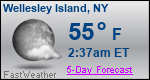 Weather Forecast for Wellesley Island, NY