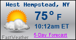 Weather Forecast for West Hempstead, NY