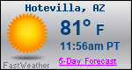 Weather Forecast for Hotevilla, AZ