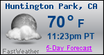 Weather Forecast for Huntington Park, CA