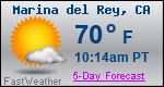 Weather Forecast for Marina del Rey, CA