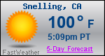 Weather Forecast for Snelling, CA