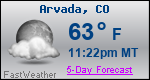 Weather Forecast for Arvada, CO