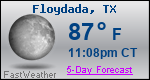 Weather Forecast for Floydada, TX