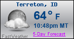 Weather Forecast for Terreton, ID