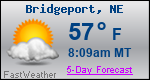 Weather Forecast for Bridgeport, NE