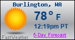 Weather Forecast for Burlington, WA