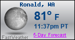 Weather Forecast for Ronald, WA