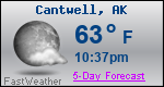 Weather Forecast for Cantwell, AK