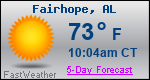Weather Forecast for Fairhope, AL