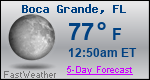 Weather Forecast for Boca Grande, FL