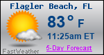 Weather Forecast for Flagler Beach, FL