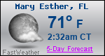 Weather Forecast for Mary Esther, FL