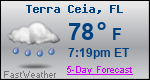 Weather Forecast for Terra Ceia, FL
