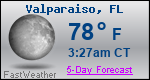 Weather Forecast for Valparaiso, FL