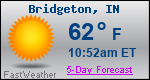 Weather Forecast for Bridgeton, IN