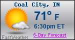 Weather Forecast for Coal City, IN