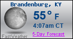 Weather Forecast for Brandenburg, KY