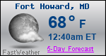 Weather Forecast for Fort Howard, MD