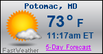 Weather Forecast for Potomac, MD