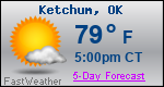 Weather Forecast for Ketchum, OK