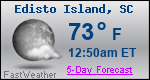 Weather Forecast for Edisto Island, SC