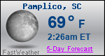 Weather Forecast for Pamplico, SC