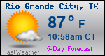 Weather Forecast for Rio Grande City, TX