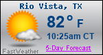 Weather Forecast for Rio Vista, TX
